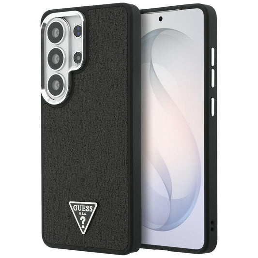 MagSafe tok Samsung Galaxy S26 Ultra S948-hez, Guess, Fix Glitter Triangle Logo, Fekete