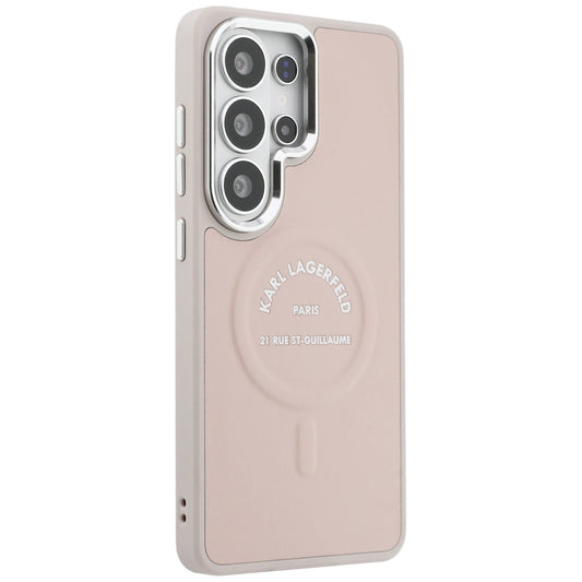 MagSafe Case for Samsung Galaxy S26 Ultra S948, Karl Lagerfeld, Karl RSG Logo, Pink
