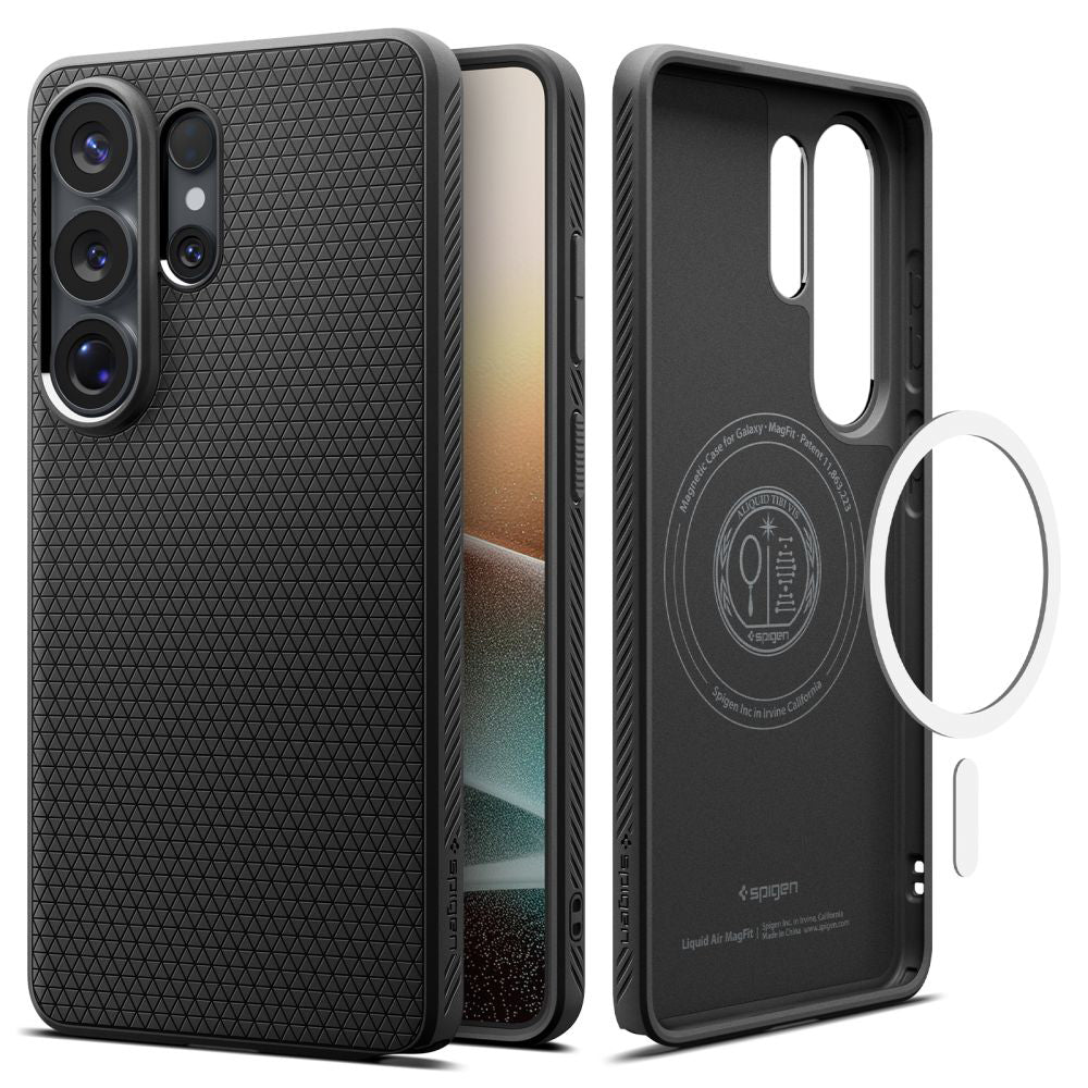 MagSafe Case for Samsung Galaxy S26 Ultra S948, Spigen, Liquid Air, Matte Black ACS10674