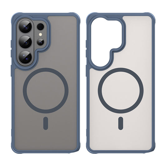 MagSafe Case for Samsung Galaxy S26 Ultra, Techsuit, HaloFrost II, Navy Blue