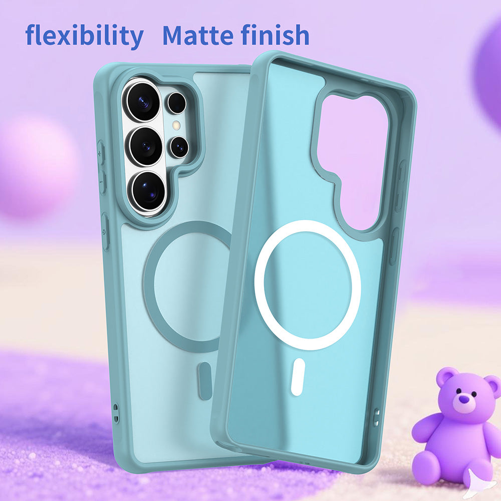 MagSafe tok Samsung Galaxy S26 Ultra-hoz, Techsuit, HaloFrost II, Világoszöld