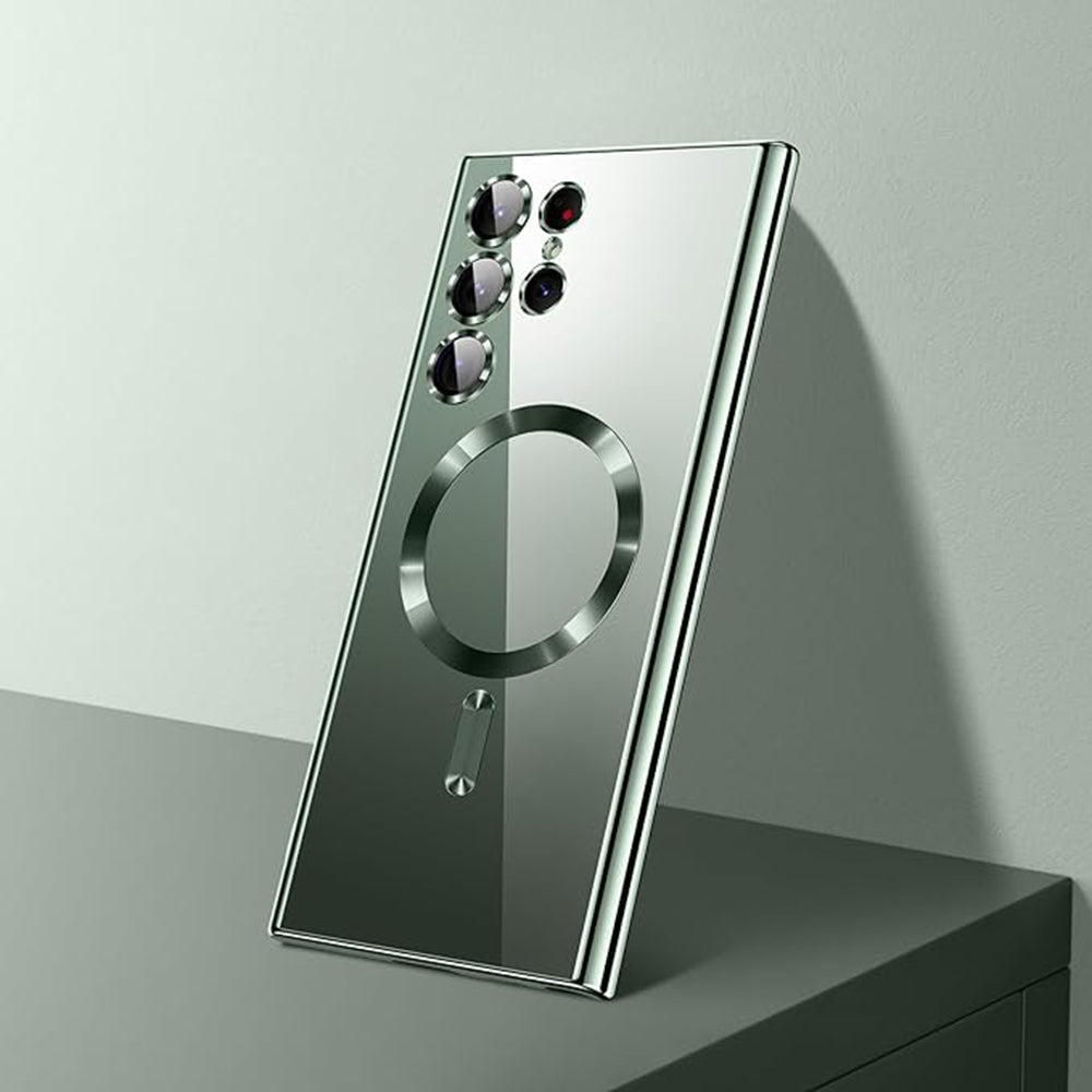 MagSafe Case for Samsung Galaxy S26 Ultra, Techsuit, Luxury Crystal, Pink