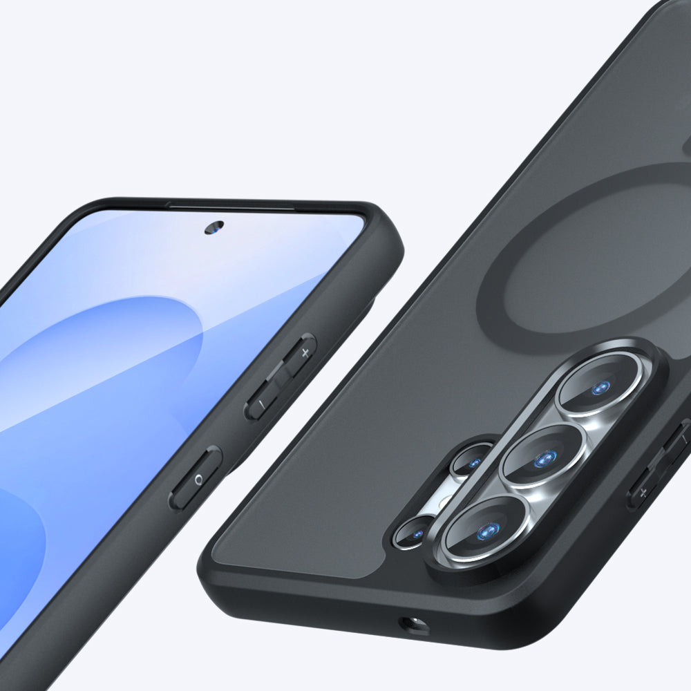 MagSafe tok Samsung Galaxy S26 Ultra készülékhez, Techsuit, PureFrost, Szaténfekete