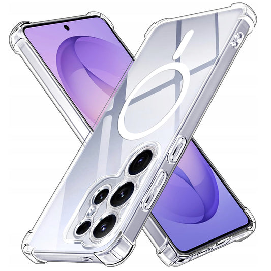 MagSafe tok Samsung Galaxy S26 Ultra-hoz, Techsuit, Ütésálló, Átlátszó