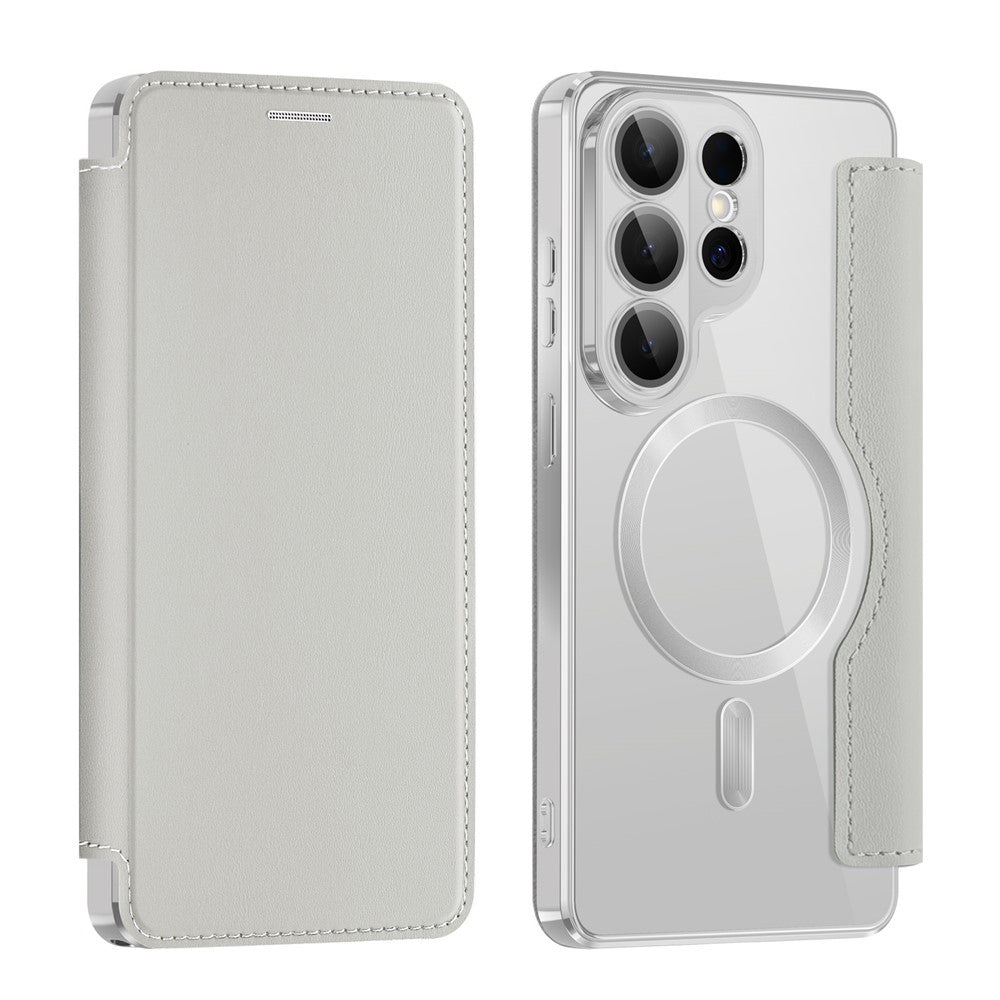 MagSafe tok Samsung Galaxy S26 Ultra-hoz, Techsuit, SmartMag Book, Szürke