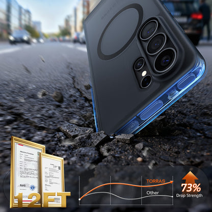 MagSafe tok Samsung Galaxy S26 Ultra S948-hez, Torras, Guardian, Fekete