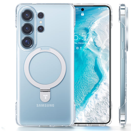 MagSafe tok Samsung Galaxy S26 Ultra-hoz, Torras, Ostand Slim, Átlátszó