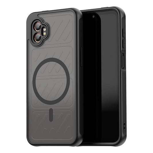 MagSafe tok Samsung Galaxy XCover7 Pro-hoz, Techsuit, HaloFrost II, Fekete
