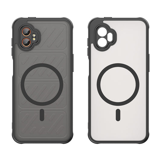 MagSafe tok Samsung Galaxy XCover7 Pro-hoz, Techsuit, HaloFrost II, Fekete