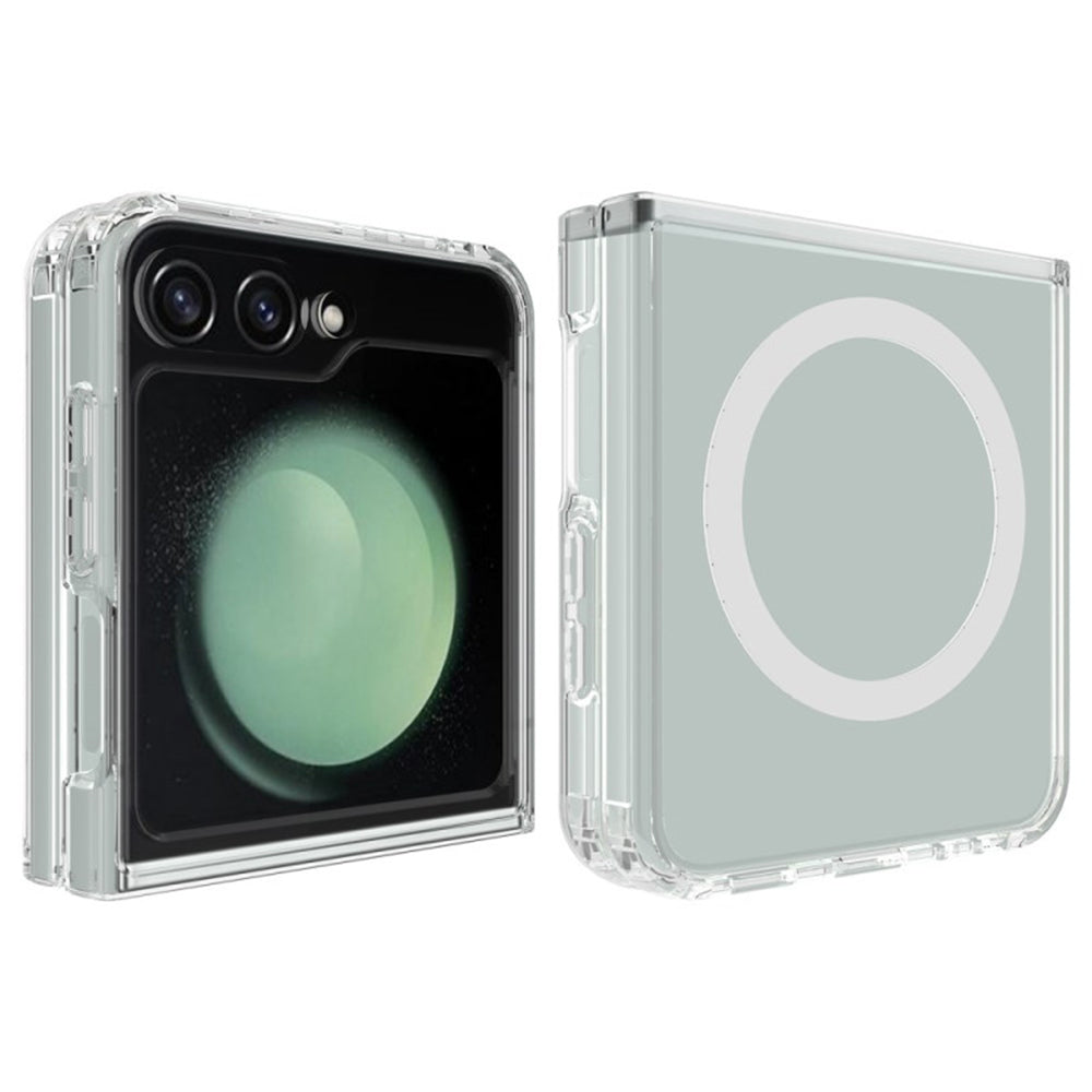 MagSafe tok Samsung Galaxy Z Flip7 FE F761 / Z Flip6 F741 készülékhez, Techsuit, Pro, Átlátszó