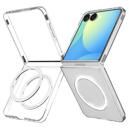 MagSafe Case for Samsung Galaxy Z Flip7 F766, Spigen, Air Skin, Transparent ACS09556
