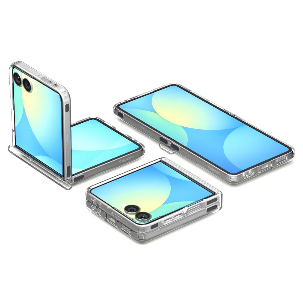 MagSafe tok Samsung Galaxy Z Flip7 F766-hoz, Spigen, Ultra Hybrid Pro, Átlátszó ACS09559