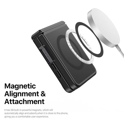 MagSafe tok Samsung Galaxy Z Flip8 F776-hez, DUX DUCIS, Yind, Világos rózsaszín