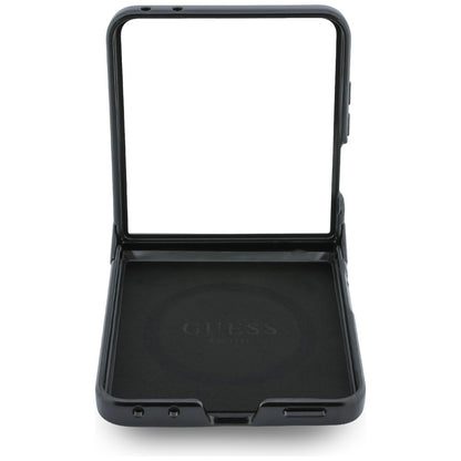 MagSafe tok Samsung Galaxy Z Flip8 F776-hez, Guess, 4G Leather Classic, Barna