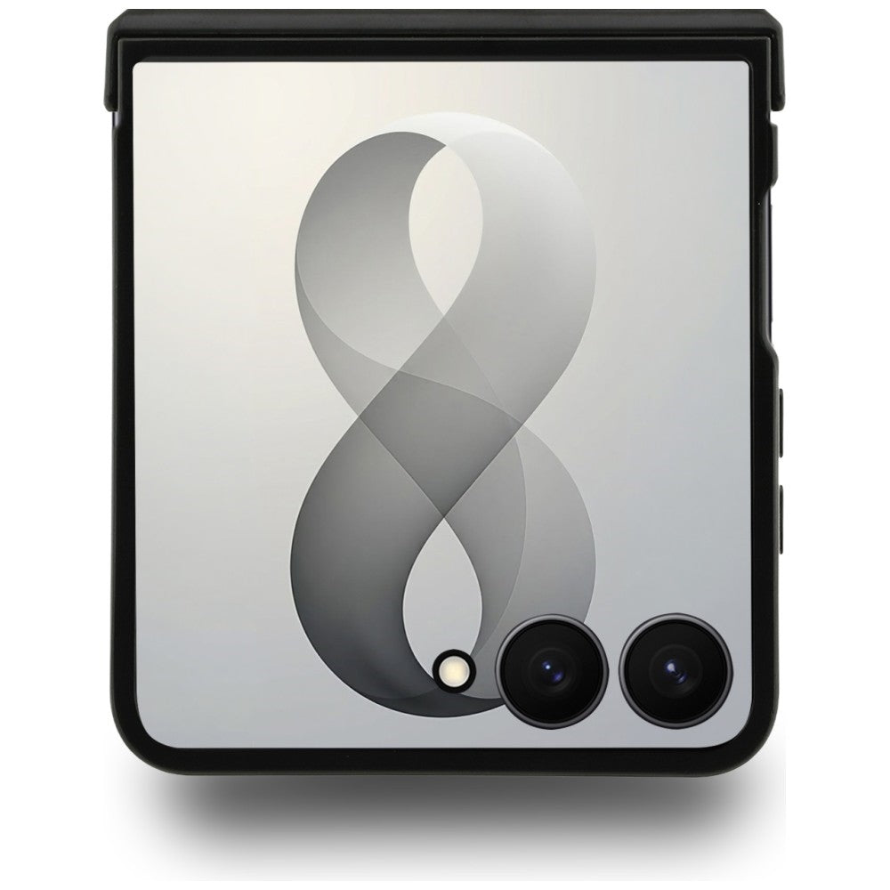 MagSafe tok Samsung Galaxy Z Flip8 F776-hez, Guess, 4G Leather Classic, Barna