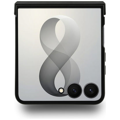 MagSafe tok Samsung Galaxy Z Flip8 F776-hez, Guess, 4G Leather Classic, Barna