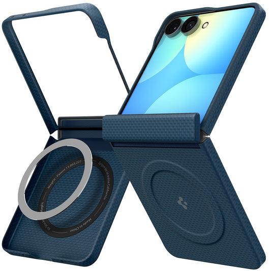 MagSafe tok Samsung Galaxy Z Flip8 F776-hez, Spigen, Air Skin, Tengerészkék ACS11514