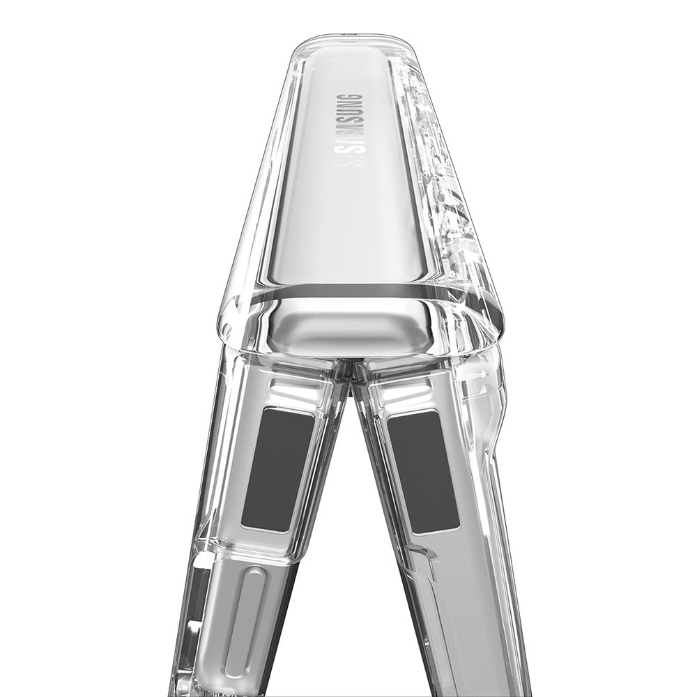 MagSafe tok Samsung Galaxy Z Flip8 F776-hez, Spigen, Ultra Hybrid Pro, Átlátszó Fehér ACS11524