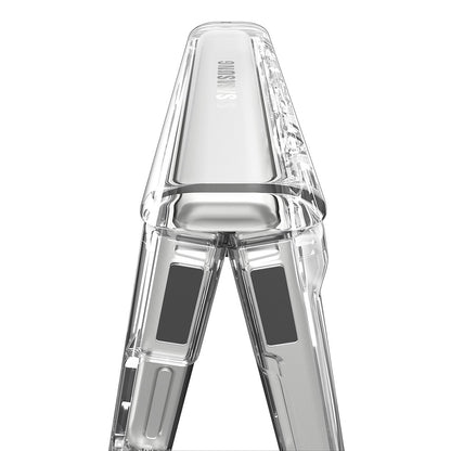 MagSafe tok Samsung Galaxy Z Flip8 F776-hez, Spigen, Ultra Hybrid Pro, Átlátszó Fehér ACS11524