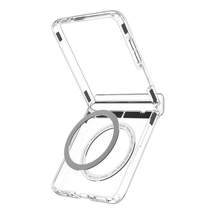 MagSafe tok Samsung Galaxy Z Flip8 F776-hez, Spigen, Ultra Hybrid Pro, Átlátszó Fehér ACS11524