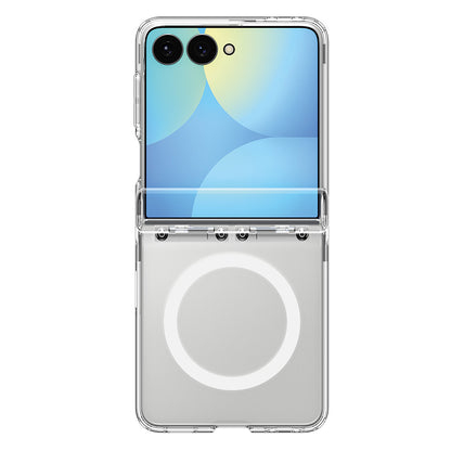 MagSafe tok Samsung Galaxy Z Flip8 F776-hez, Spigen, Ultra Hybrid Pro, Átlátszó Fehér ACS11524