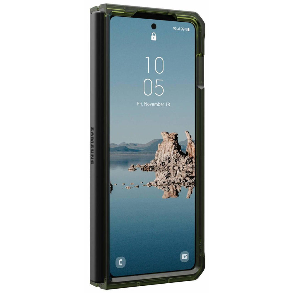 MagSafe Case for Samsung Galaxy Z Fold5 F946, Urban Armor Gear, Plyo Pro, Green Gray