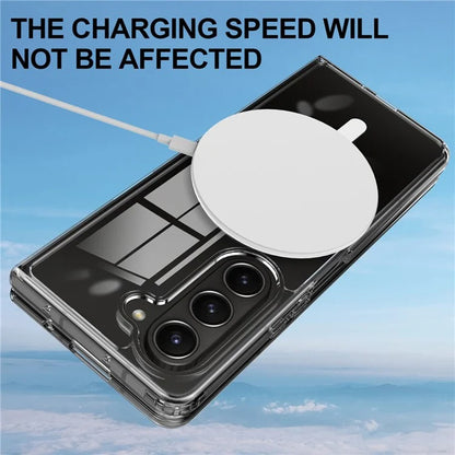 MagSafe tok Samsung Galaxy Z Fold6 F956-hez, Techsuit, Pro, Átlátszó