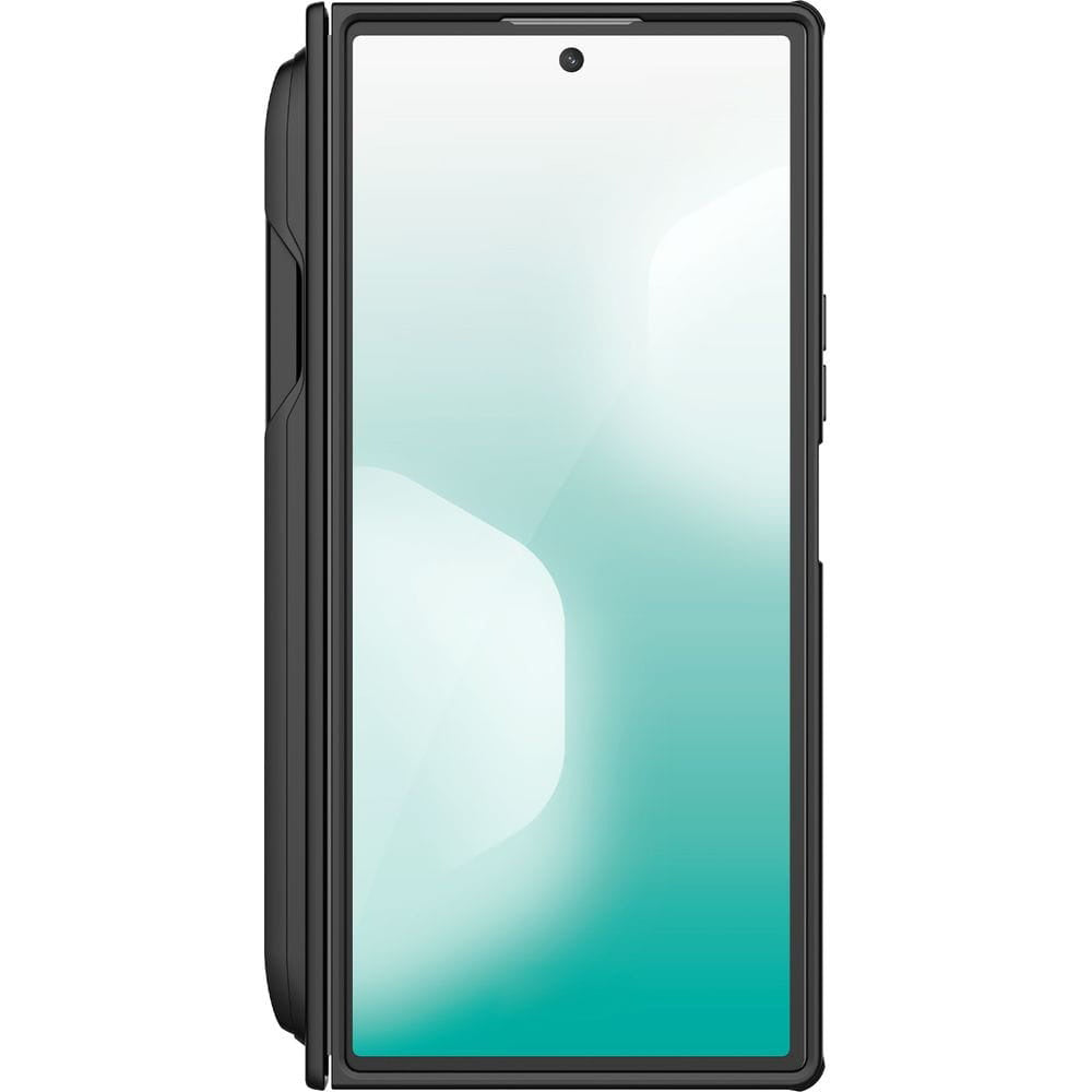 MagSafe tok Samsung Galaxy Z Fold7 F966-hez, Nillkin, Super Frosted Shield tolltartóval, fekete