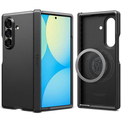 MagSafe Case for Samsung Galaxy Z Fold7 F966, Spigen, Tough Armor Pro, Black ACS09549