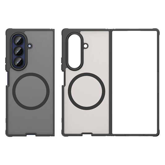 MagSafe tok Samsung Galaxy Z Fold7 F966-hez, Techsuit, HaloFrost II, Fekete