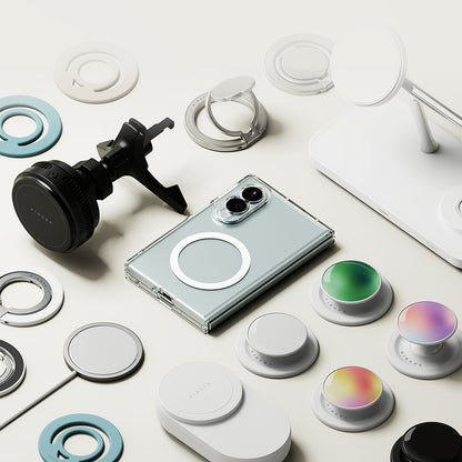 MagSafe tok Samsung Galaxy Z Fold8 F971 készülékhez, Ringke, Fusion, átlátszó