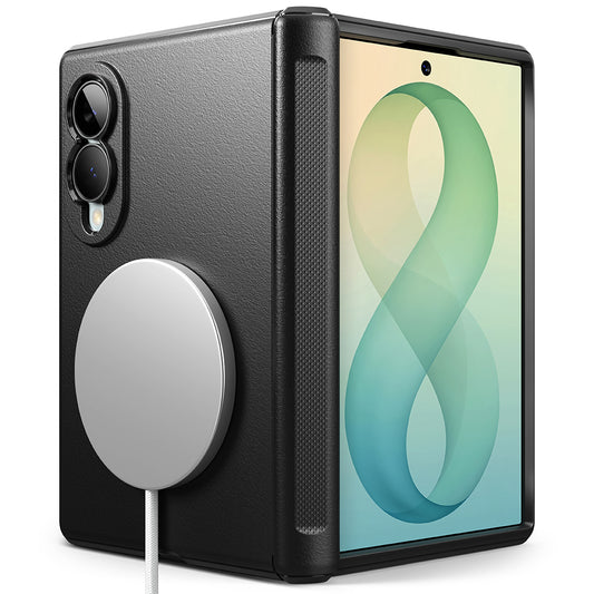 MagSafe tok Samsung Galaxy Z Fold8 F971-hez, Ringke, Onyx Flap, Fekete