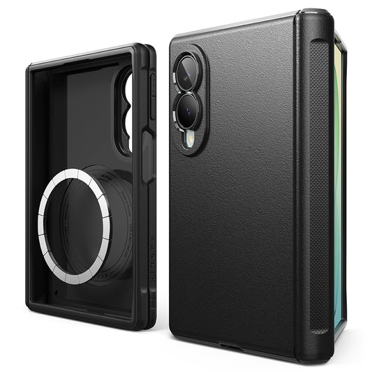 MagSafe tok Samsung Galaxy Z Fold8 F971-hez, Ringke, Onyx Flap, Fekete