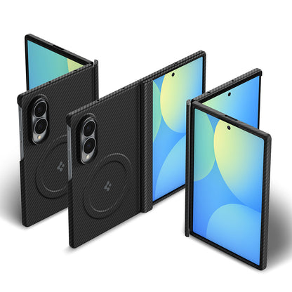 MagSafe tok Samsung Galaxy Z Fold8 F971-hez, Spigen, Air Skin, Fekete ACS11953