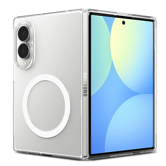 MagSafe tok Samsung Galaxy Z Fold8 F971-hez, Spigen, Air Skin, Átlátszó Fehér ACS11952