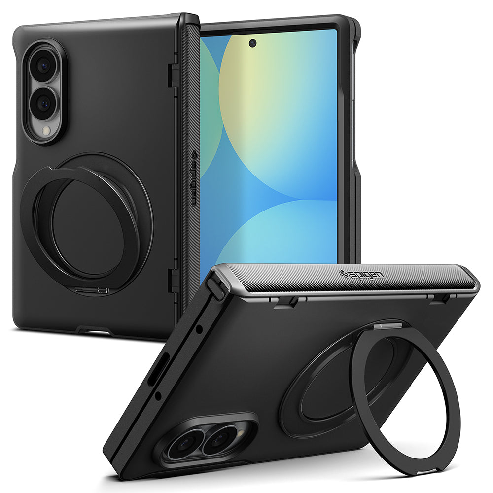 MagSafe tok Samsung Galaxy Z Fold8 F971-hez, Spigen, Slim Armor Pro S, Fekete ACS11779
