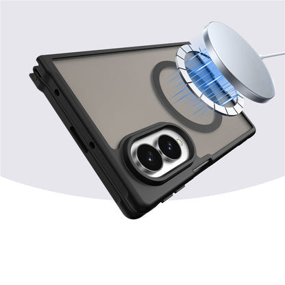 MagSafe tok Samsung Galaxy Z Fold8 F971-hez, Techsuit, HaloFrost II, Fekete