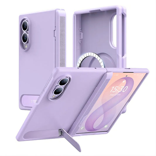 MagSafe tok Samsung Galaxy Z Fold8 F971-hez, Torras, Ostand L1 Guardian, Világos lila