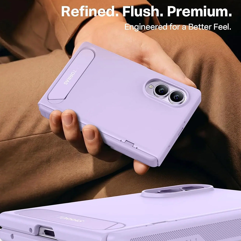 MagSafe Case for Samsung Galaxy Z Fold8 F971, Torras, Ostand L1 Guardian, Light Purple