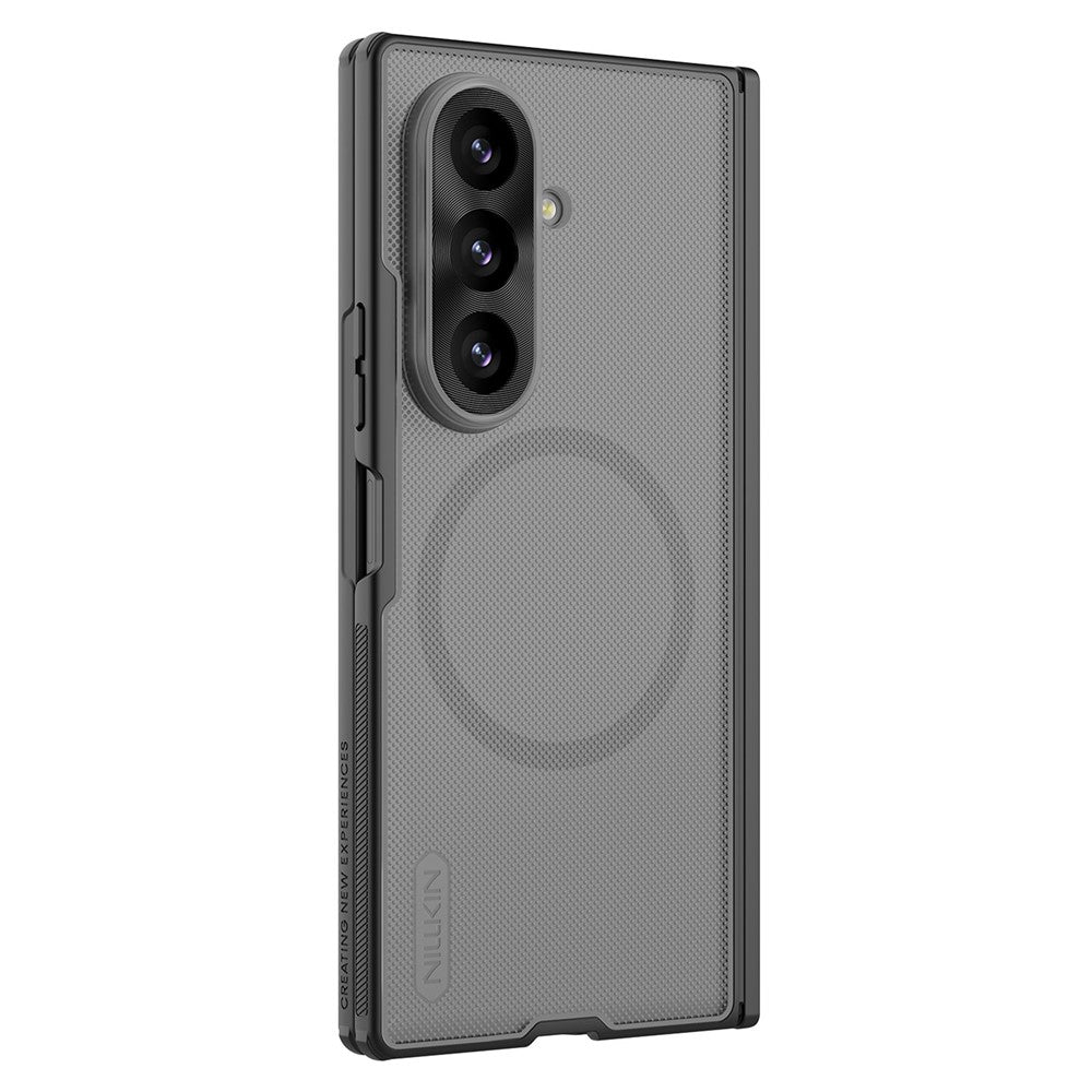MagSafe tok Samsung Galaxy Z Fold8 Ultra F976-hez, Nillkin, Super Frosted Shield, Fekete Áttetsző