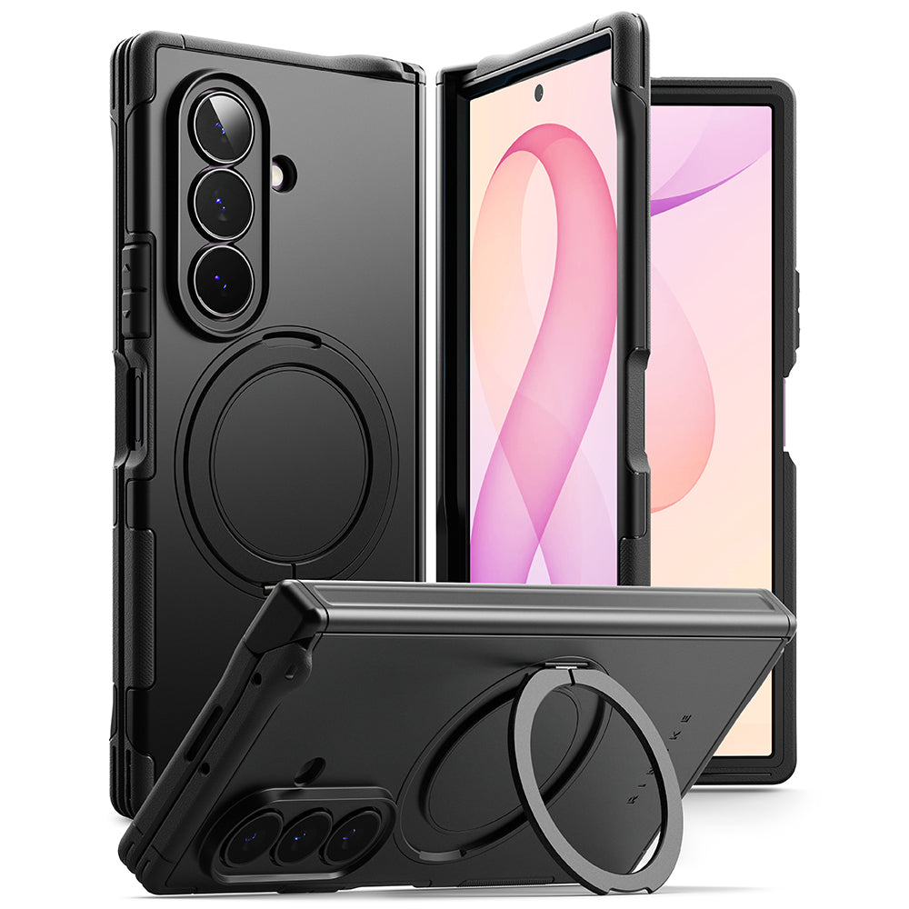 MagSafe tok Samsung Galaxy Z Fold8 Ultra F976-hez, Ringke, Alles, Fekete
