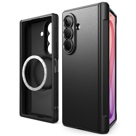 MagSafe tok Samsung Galaxy Z Fold8 Ultra F976-hez, Ringke, Onyx Flap, Fekete