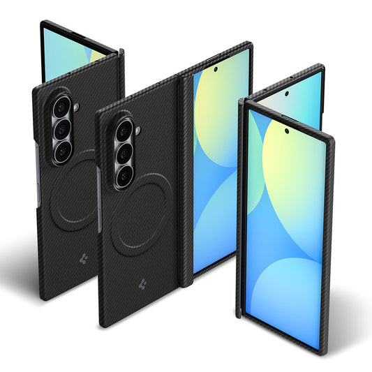 MagSafe tok Samsung Galaxy Z Fold8 Ultra F976-hez, Spigen, Air Skin, Fekete ACS11510