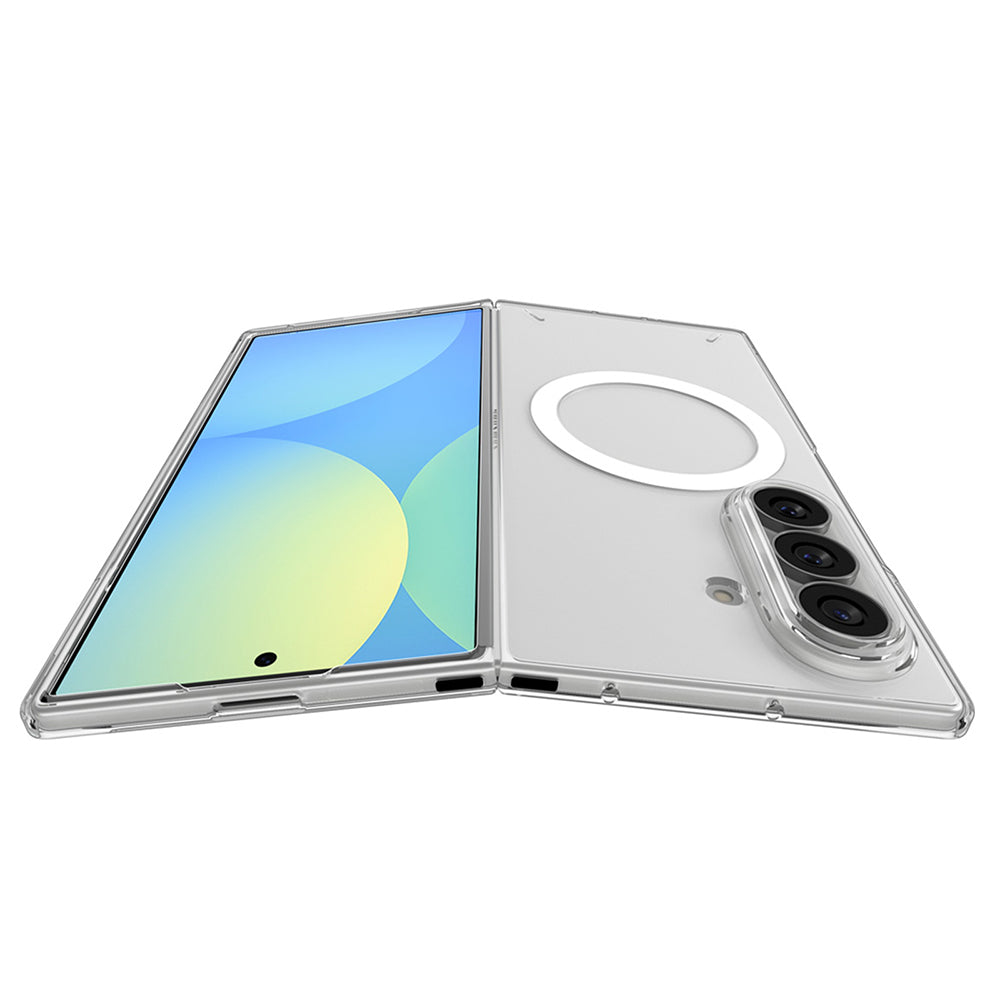 MagSafe tok Samsung Galaxy Z Fold8 Ultra F976-hez, Spigen, Air Skin, Átlátszó Fehér ACS11505