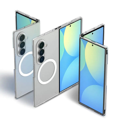 MagSafe tok Samsung Galaxy Z Fold8 Ultra F976-hez, Spigen, Air Skin, Átlátszó Fehér ACS11505