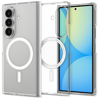 MagSafe tok Samsung Galaxy Z Fold8 Ultra F976-hez, Spigen, Air Skin Zero, Átlátszó Fehér ACS11495