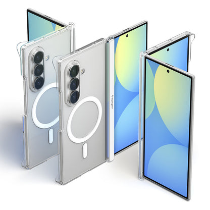 MagSafe tok Samsung Galaxy Z Fold8 Ultra F976-hez, Spigen, Air Skin Zero, Átlátszó Fehér ACS11495