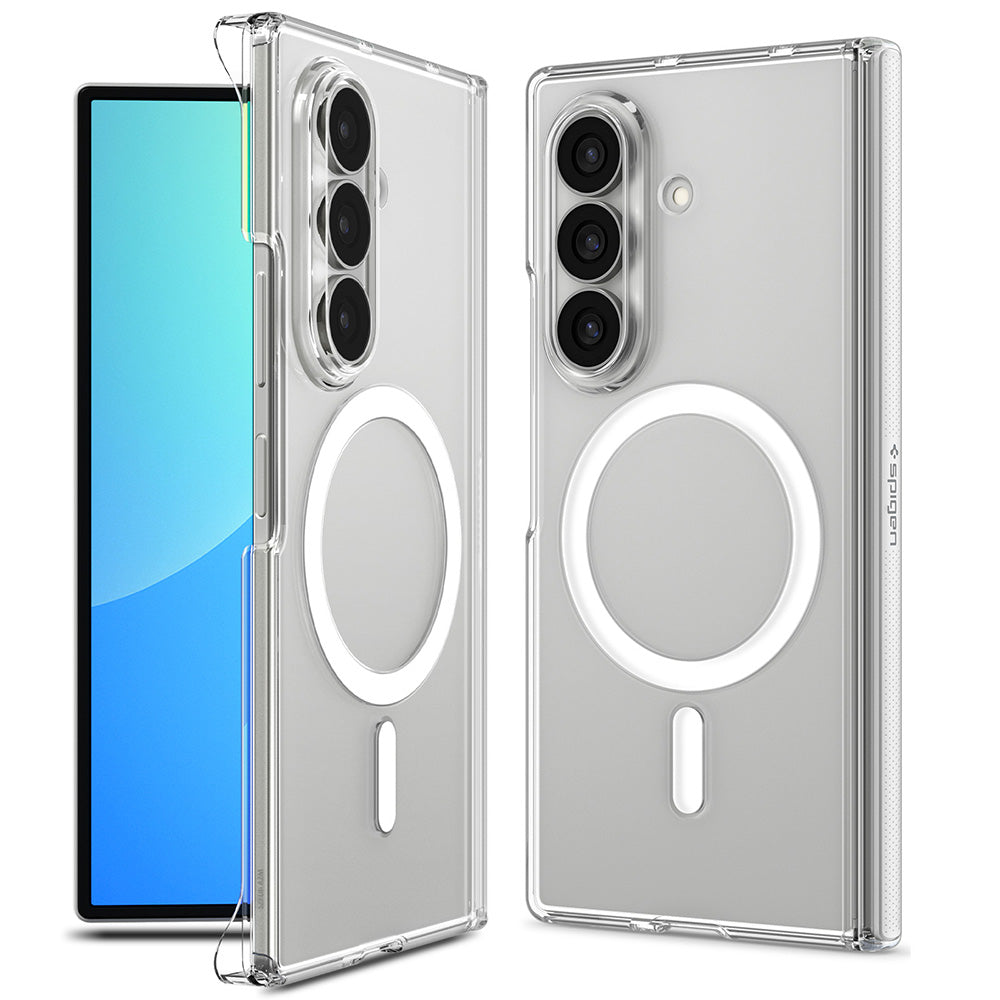 MagSafe tok Samsung Galaxy Z Fold8 Ultra F976-hez, Spigen, Air Skin Zero, Átlátszó Fehér ACS11495