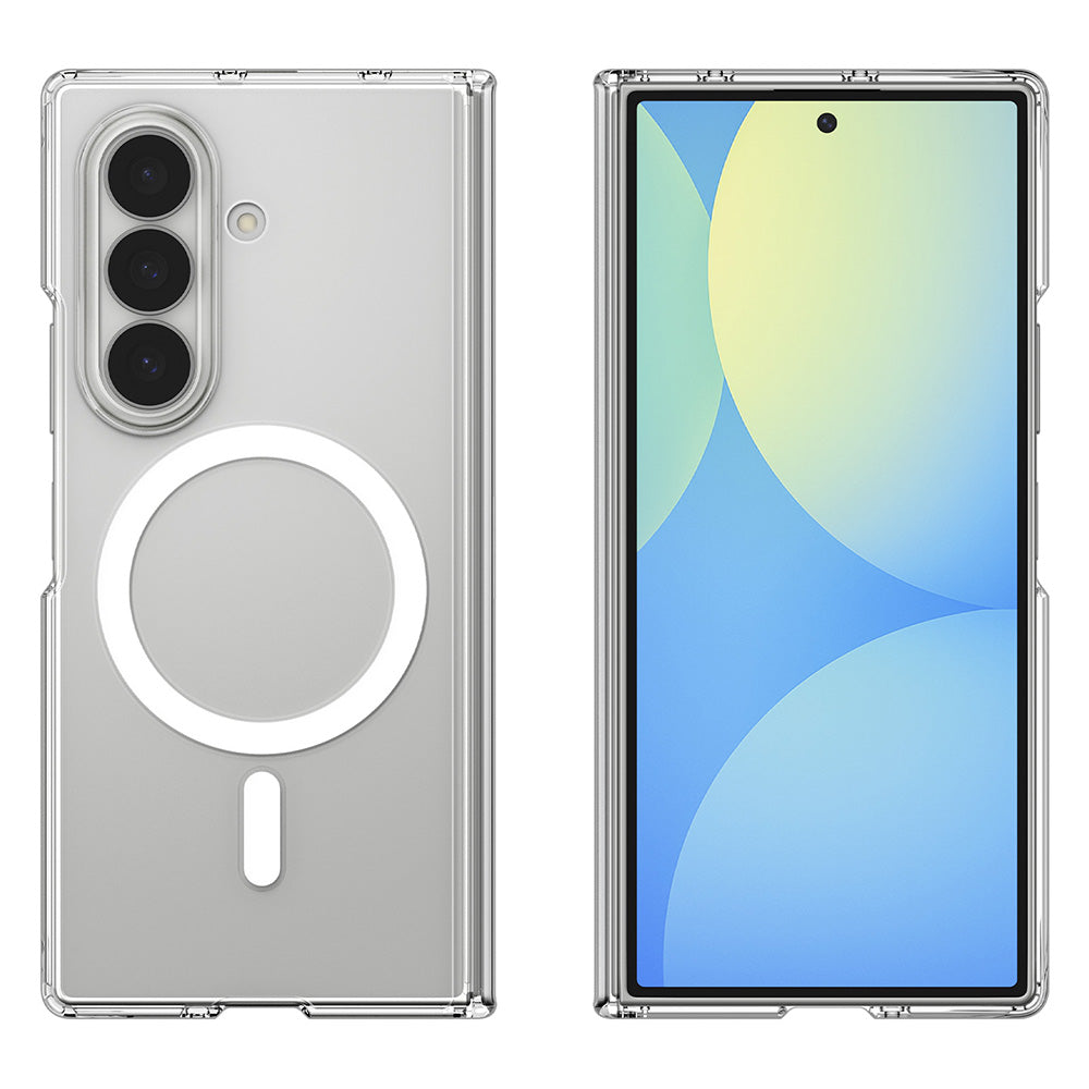 MagSafe tok Samsung Galaxy Z Fold8 Ultra F976-hez, Spigen, Air Skin Zero, Átlátszó Fehér ACS11495