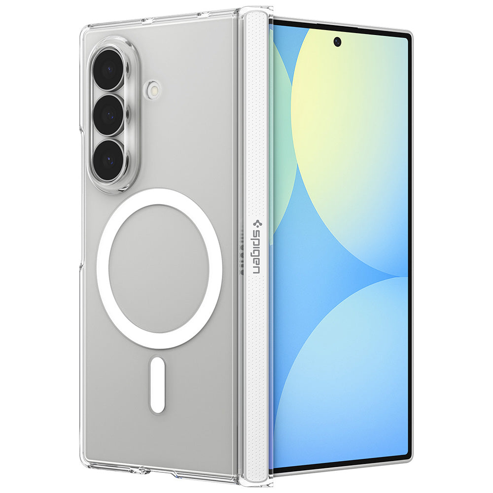 MagSafe tok Samsung Galaxy Z Fold8 Ultra F976-hez, Spigen, Air Skin Zero, Átlátszó Fehér ACS11495